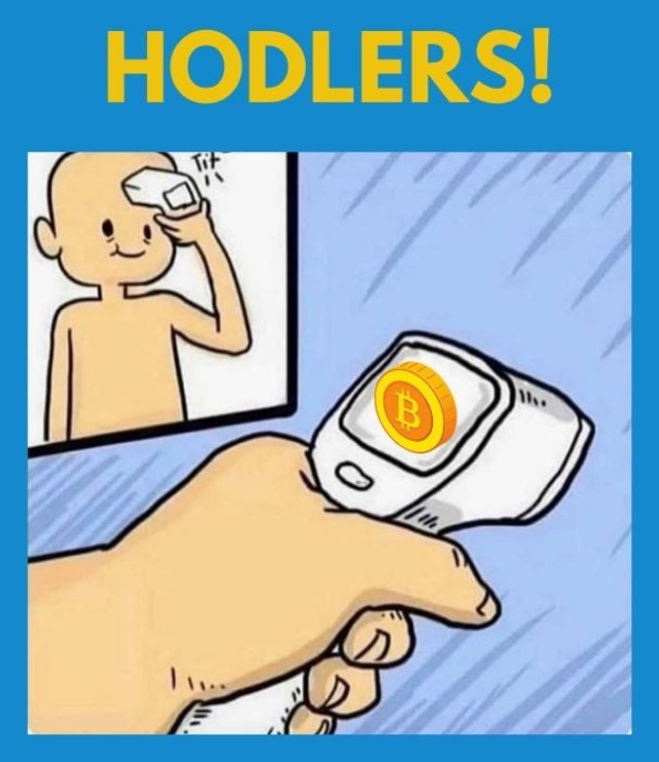 Mr_Meme_Machine's tweet photo. #Hodlers be like... #BitcoinFever https://t.co/J91qZn6slQ