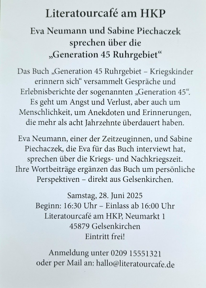 kohlenspott's tweet photo. Samstag, 28. Juni 2025 im Gelsenkirchener Literaturcafè am Heinrich-König-Platz! #Lesung #vonneruhr #Gelsenkirchen #Ruhrgebiet #literatur #kottmann https://t.co/652WZIkHV6