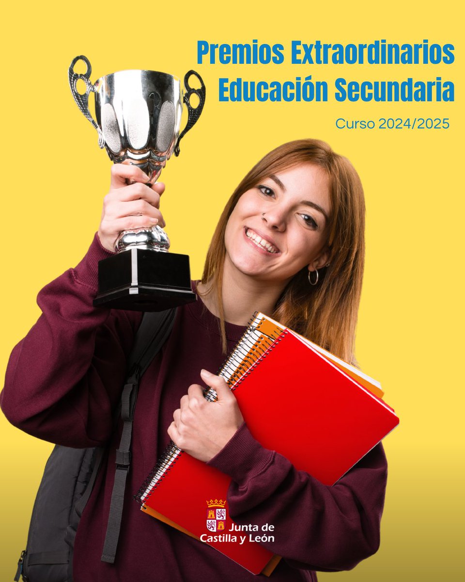 🎓🏆 ¡Reconocemos tu esfuerzo!

Castilla y León convoca los Premios Extraordinarios de ESO 2024-2025 para quienes brillaron en Secundaria con su trabajo y excelencia académica. 

📍 Un total de 14 premios. 
🎖️ 1000 € + diploma acreditativo.

📅 Solicitud hasta el 3 de julio.

ℹ️