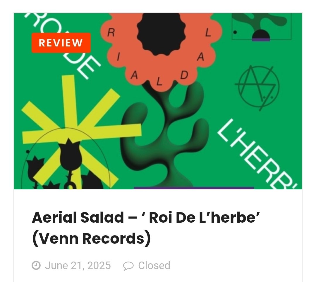 rpmonline.co.uk/?p=26680 <a href="/AerialSalad/">Aerial Salad</a> fill yer booy with the brand new ep courtesy of Manchester finest. Check out the review on rpmonline.co.uk