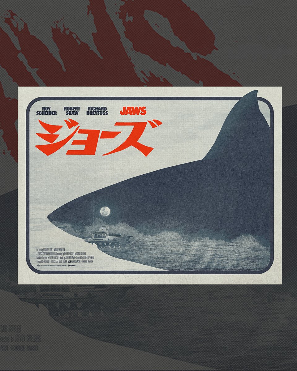VicePressNews's tweet image. We're gonna need a bigger boat.
Jaws regular and variant, 18x24 inch Movie Posters by Matt Needle
Available now at Vice-Press.com/JAWS as part of our officially licensed, limited edition Jaws Collection