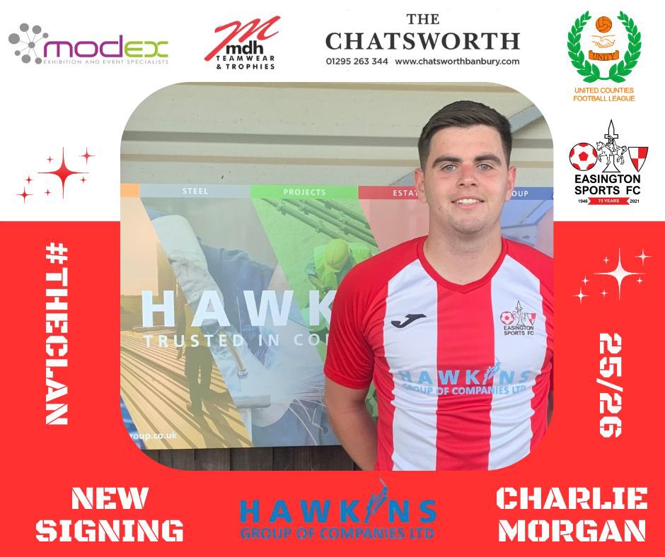 Sports_ESFC's tweet photo. 🚨The Clan welcome Charlie Morgan 🚨

The Clan are delighted to welcome the new signing of Charlie Morgan.

The former Walsall, Coventry United and Nuneaton Griff midfielder has impressed during pre season and looks one to watch 

Welcome Charlie 

🔴⚪️
#theclan https://t.co/6ARJNF3mIr
