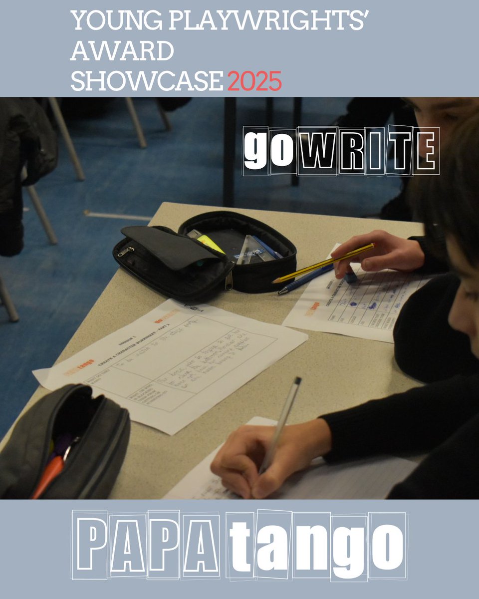 PapatangoTC's tweet image. Today's the day! We're busy getting ready to welcome all of our shortlisted writers and guests to the Park Theatre in London for the #GoWrite Young Playwrights' Award Showcase.
#AllYouNeedIsAStory