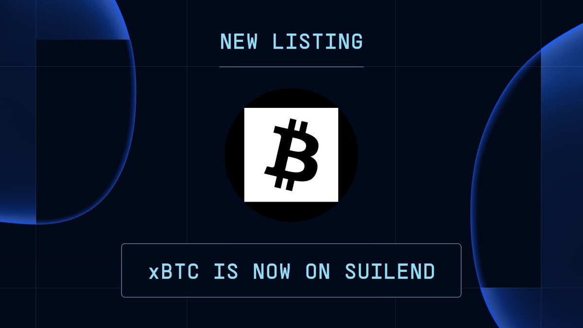 suilendprotocol's tweet image. Introducing xBTC!

With the most BTC TVL on Sui, Suilend continues to lead the charge in BTCFi. Today, we’re expanding your options with xBTC from OKX - now live on Suilend.

Deposit xBTC: suilend.fi/?asset=xBTC