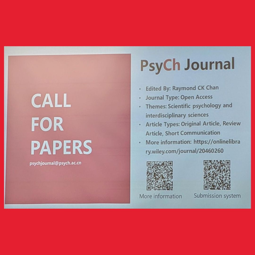 This week Prof Raymond Chan &amp; Dr Yi Wang joined the GCMH Research Seminar Series. Prof Chan shared insights on anhedonia in #schizophrenia, stressing the need for real-world impact in #MentalHealth science. Congrats on the PsyCh Journal launch!👏 Scan the QR in images to submit👇