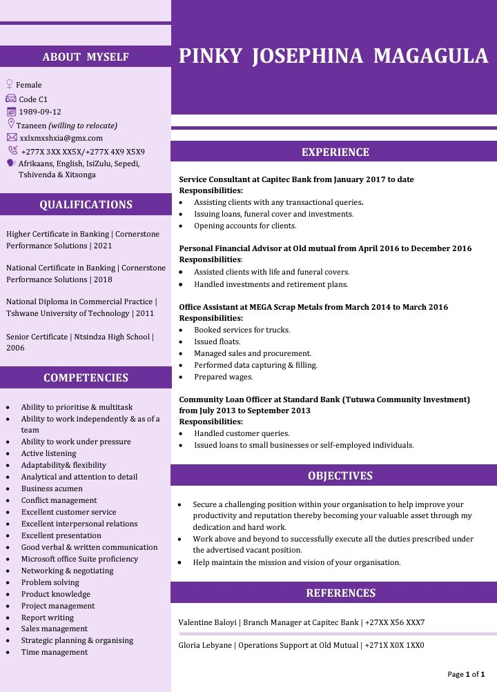 Mkansi_R's tweet photo. @MDNnewss DM to have your CV Revamped R70 ♥️ https://t.co/OWeSQmReFW