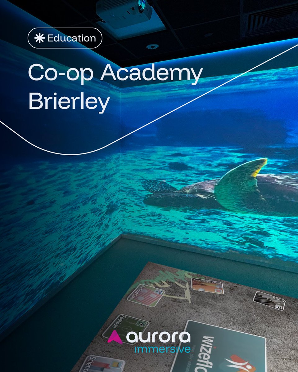 Aurora Immersive & Sensory (@auroraimmersive) on Twitter photo Our immersive install at <a href="/CoopBrierley/">Co-op Academy Brierley</a> features epic 3-wall projection + the interactive magic of @Wizefloorone = a space made to move, explore, and engage.
Find your ideal solution 👉 auroraimmersive.co.uk
#Aurora #Wizefloor #Immersive #InteractiveLearning #EdTech #sensory Our immersive install at <a href="/CoopBrierley/">Co-op Academy Brierley</a> features epic 3-wall projection + the interactive magic of @Wizefloorone = a space made to move, explore, and engage.
Find your ideal solution 👉 auroraimmersive.co.uk
#Aurora #Wizefloor #Immersive #InteractiveLearning #EdTech #sensory