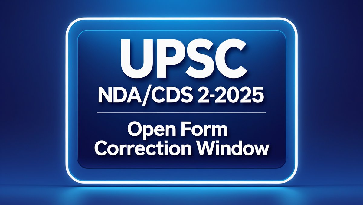 TO <a href="/UPSC_0fficial/">Union Public Service Commission</a> &amp; Sir <a href="/drajaykumar_ias/">Ajay Kumar</a> 
Concerned authorities, Please open a correction window for the NDA/CDS 2-2025 form. A huge number of aspirants have made mistakes in NDA/CDS form filling.  
A form correction window will help them a lot. 
🙏🙏Kindly Support us!! 
#nda2025