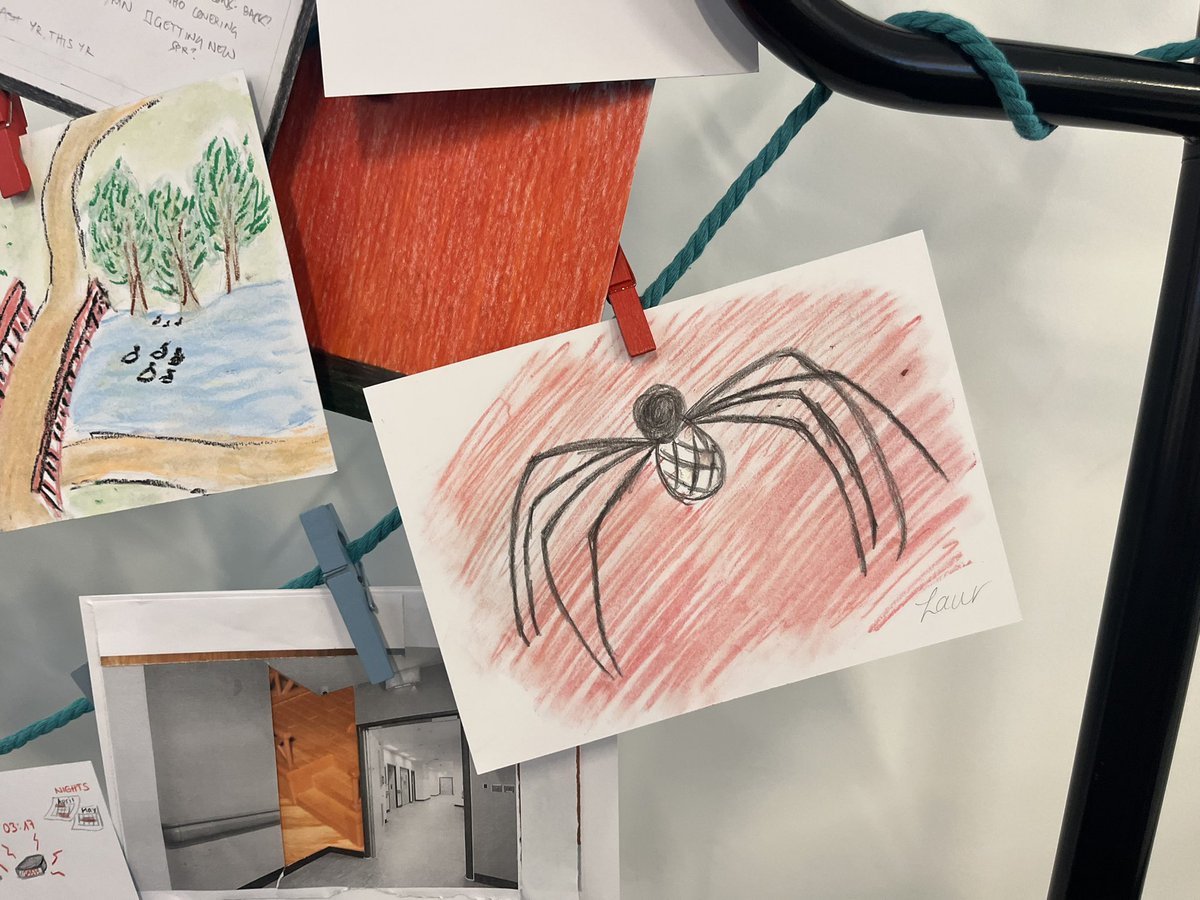 dr_l_evans's tweet image. I’m enjoying how much art is featuring at Congress. Please enjoy my Louise Bourgeois attempt…