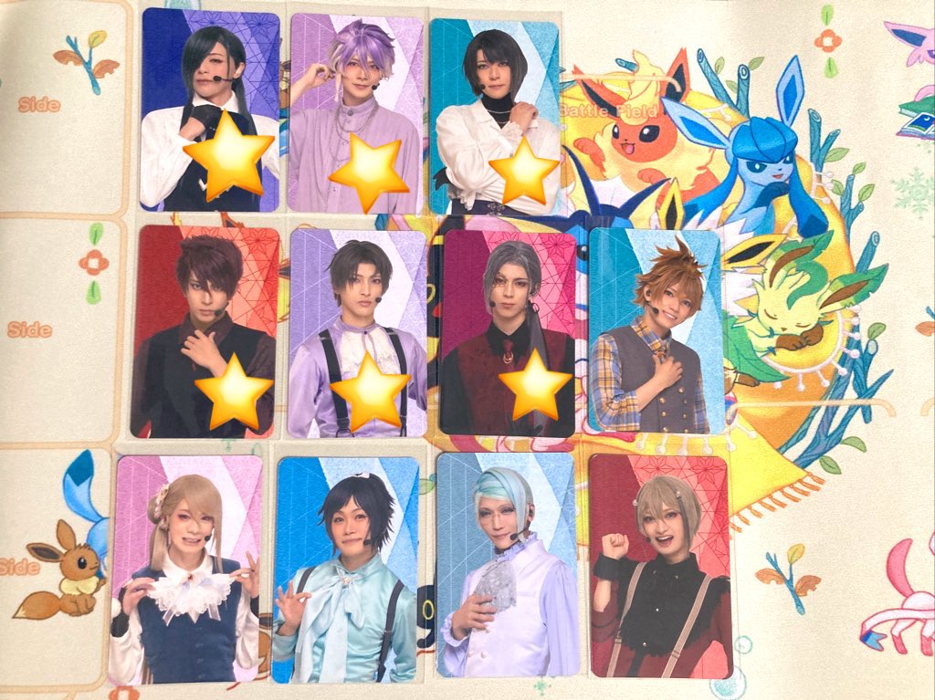 【交換】
ミュージカル 刀剣乱舞 刀ミュ 祝玖寿 ふぉとカード ふぉとカ

譲）今剣、安定、★青江、★松井、浦島、日向、★清麿、★大包平、★大般若、★長谷部、巴形

求）小竜、五月雨1、一期＞ 大典太 ＞長義1、鶴丸1

郵送希望

★は小竜(長義、鶴丸)とのみ
大典太は友人分です