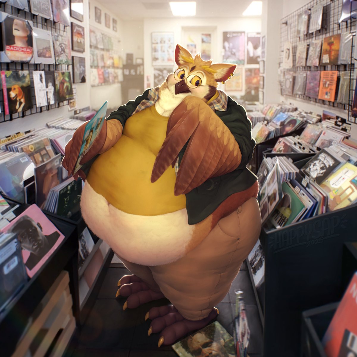 Hard not to be clumsy when your hips keep growing and growing...
🎨: <a href="/HappySapDraws/">HappySap✨🔜AC!!</a>