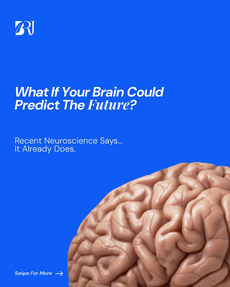 BostonRJournal's tweet photo. 🧠 Your brain predicts the future.
No, really.

Recent neuroscience proves it already does.

👉 Swipe to learn how.
👉 Visit Now - https://t.co/xDDfiKGI3w

#Neuroscience #BRJ #PredictiveBrain #CognitiveScience https://t.co/2LWKUhl9Cg
