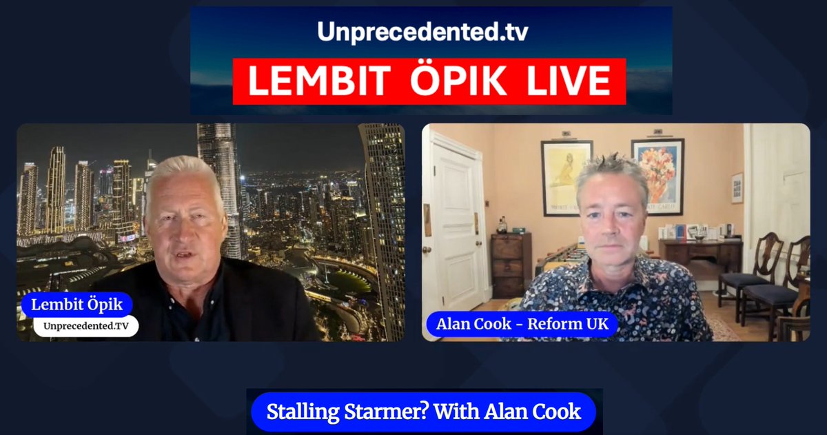reformukbromley's tweet image. Alan Cook discussing Starmer and other horrible subjects with Lembit Öpik on Unprecedented.tv 23rd June 25
ReformUKBromley.co.uk