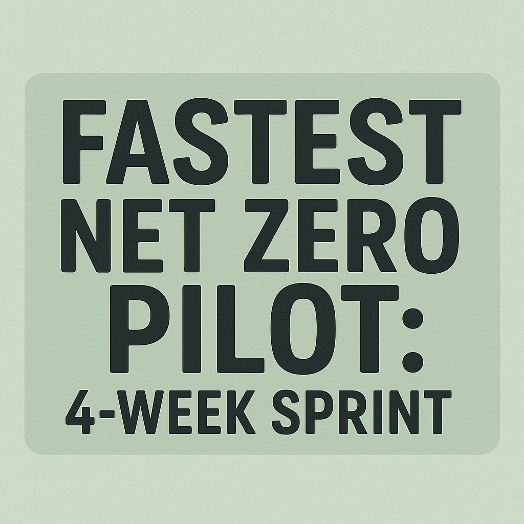 Sushant Bharti 🇮🇳 (@bhartisushant) on Twitter photo Try Our Fastest Net Zero Pilot: 4-Week Sprint Across Sectors.
Not another ESG checklist. This one actually moves the needle.
Whether you're in real estate, mobility, public infrastructure, manufacturing, or large scale operations - we've built a lean, field tested pilot to help Try Our Fastest Net Zero Pilot: 4-Week Sprint Across Sectors.
Not another ESG checklist. This one actually moves the needle.
Whether you're in real estate, mobility, public infrastructure, manufacturing, or large scale operations - we've built a lean, field tested pilot to help