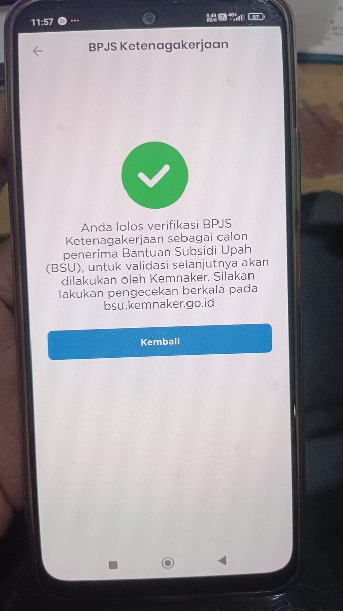 Sicurut22's tweet photo. @KemnakerRI Sudah lolos verifikasi, kok belum ada dapat min https://t.co/FOxiwkTSze