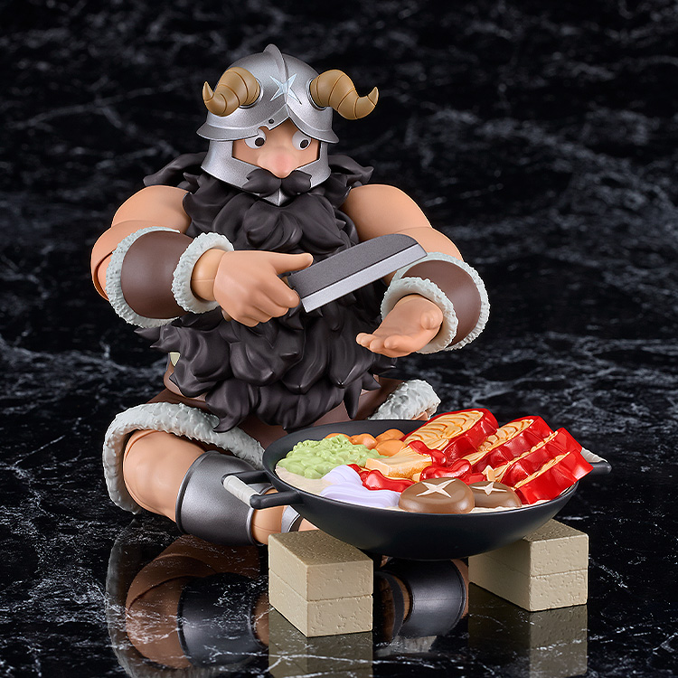 "To live, we must eat. And to eat, we must cook."

From the anime series "Delicious in Dungeon" comes a figma of the dwarf Senshi!

Don’t miss your chance to add this stoic, monster-cooking dwarf to your collection!
Pre-orders available now:

►goodsmile.cc/3IbjUXs ◄