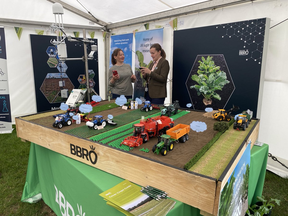 Day 1 ⁦<a href="/norfolkshow/">Royal Norfolk Show</a>⁩ find us on the ⁦Innovation Hub stand 333 with <a href="/Agri_Tech_E/">Agri-TechE</a>⁩. Find out about carbon capture from the BBRO team
