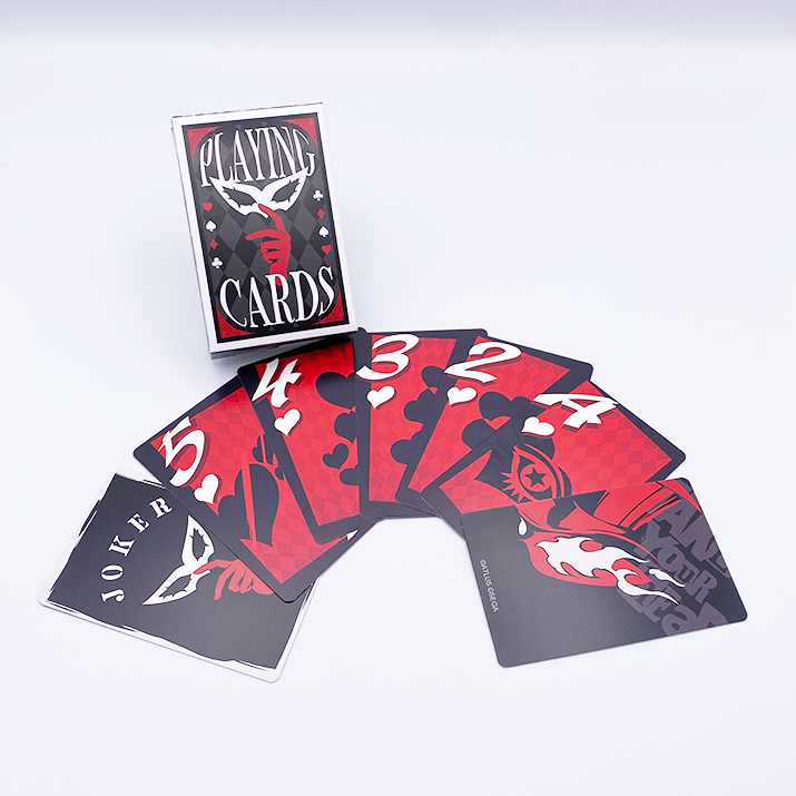 ATLUS_goods's tweet photo. 【#P5R グッズ紹介📢】
アトラスDショップに、ペルソナ５ ザ・ロイヤル 公式グッズが一部再入荷しました✨
ゲーム内に登場するトランプを再現した、P5Rオリジナルトランプも好評発売中です！
ぜひチェックしてください✨ https://t.co/cwatWqIdv7