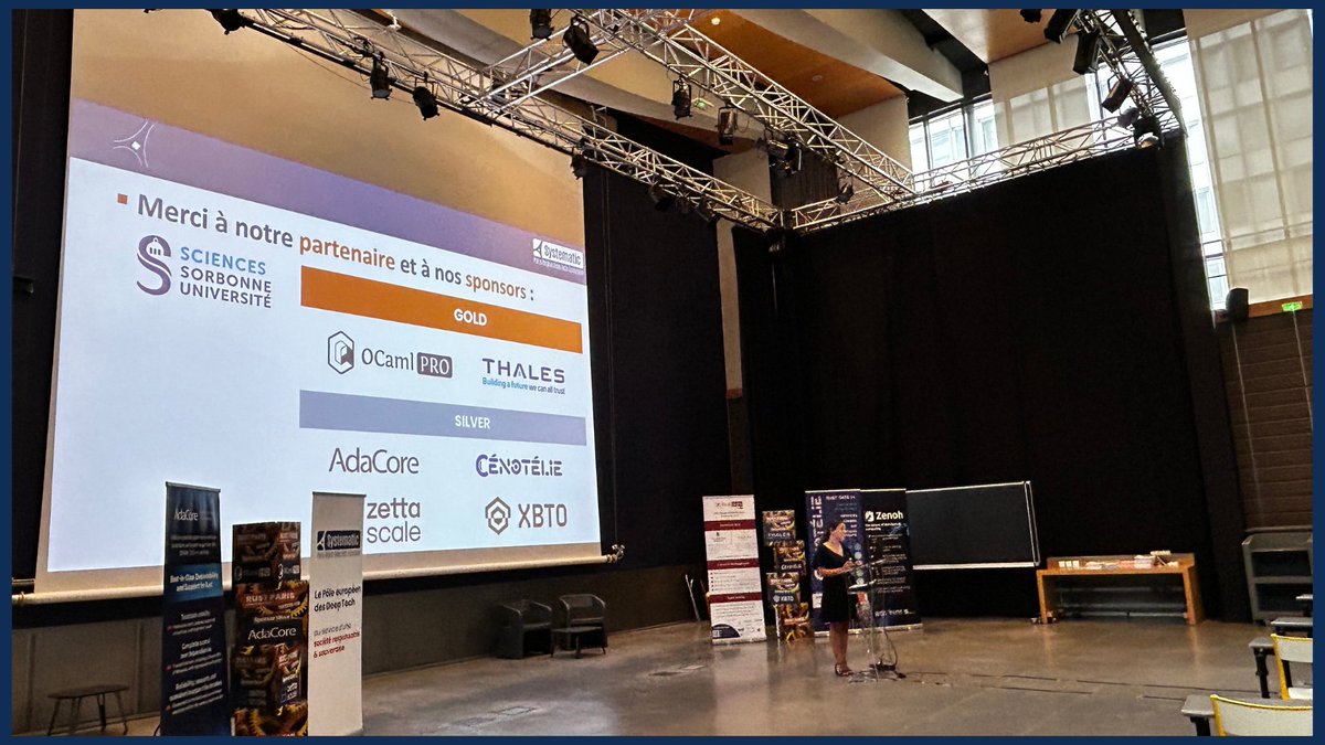 OCamlPro (@ocamlpro) on Twitter photo Jour J - #RustParis2025 !
Retrouvez le programme complet sur rustparis.fr
Merci aux partenaires : 🥇<a href="/OCamlPro/">OCamlPro</a> <a href="/thalesgroup/">Thales Group</a> 🥈<a href="/cenotelie/">Cénotélie</a> <a href="/zettascaletech/">ZettaScale</a> <a href="/xbtogroup/">XBTO</a> et à <a href="/Pole_Systematic/">Pôle Systematic</a> <a href="/HubOpenSource/">Hub Open Source Systematic Paris-Region</a> pour l'organisation. Jour J - #RustParis2025 !
Retrouvez le programme complet sur rustparis.fr
Merci aux partenaires : 🥇<a href="/OCamlPro/">OCamlPro</a> <a href="/thalesgroup/">Thales Group</a> 🥈<a href="/cenotelie/">Cénotélie</a> <a href="/zettascaletech/">ZettaScale</a> <a href="/xbtogroup/">XBTO</a> et à <a href="/Pole_Systematic/">Pôle Systematic</a> <a href="/HubOpenSource/">Hub Open Source Systematic Paris-Region</a> pour l'organisation.