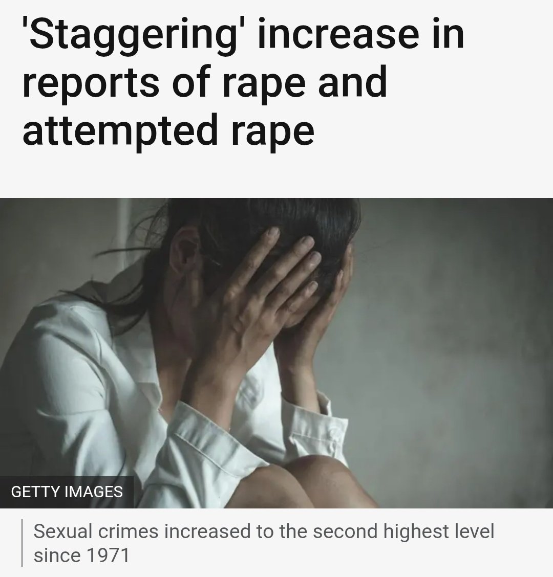 🚨 SCOTLAND: R*pe &amp; attempted r*pe reports in Scotland rose 15% last year - a 60% increase over the past decade.

What's causing this 'staggering' increase? 🤔