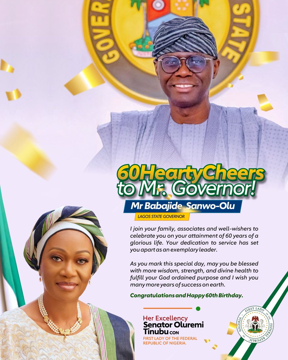 Sen Oluremi Tinubu, CON tweet media