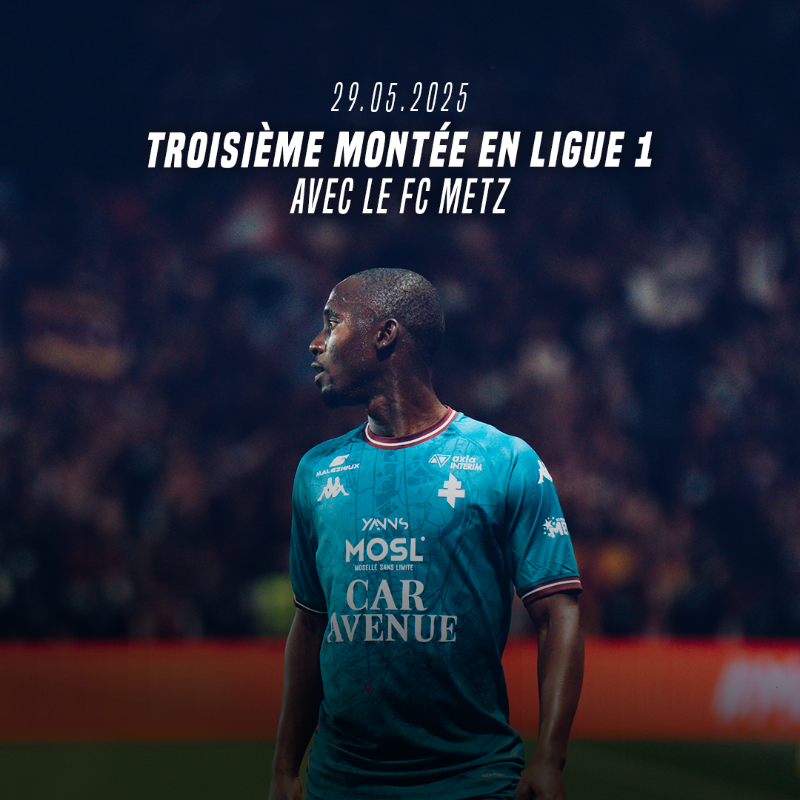 FCMetz's tweet photo. [ ℙ𝕣𝕠 ]

Merci pour tout Ablie 🇬🇲🫶

🔚 Après 102 matches sous le maillot grenat, l'international gambien quitte le #FCMetz.