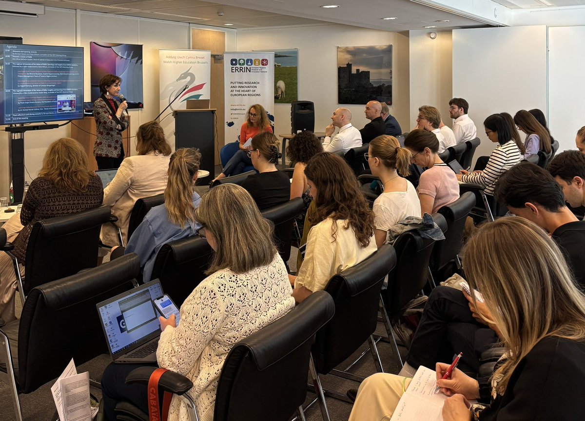 Welsh HE Brussels (@_wheb_) on Twitter photo Towards the Union of Skills: what can regions expect? Wales House is hosting <a href="/ERRINNetwork/">ERRIN Network</a> Science and Education for Society WG focusing on regional engagement with and approaches to the Union of Skills with input from <a href="/VDebiaisSainton/">V Debiais-Sainton</a> <a href="/EU_Commission/">European Commission</a> and 4 European regions Towards the Union of Skills: what can regions expect? Wales House is hosting <a href="/ERRINNetwork/">ERRIN Network</a> Science and Education for Society WG focusing on regional engagement with and approaches to the Union of Skills with input from <a href="/VDebiaisSainton/">V Debiais-Sainton</a> <a href="/EU_Commission/">European Commission</a> and 4 European regions