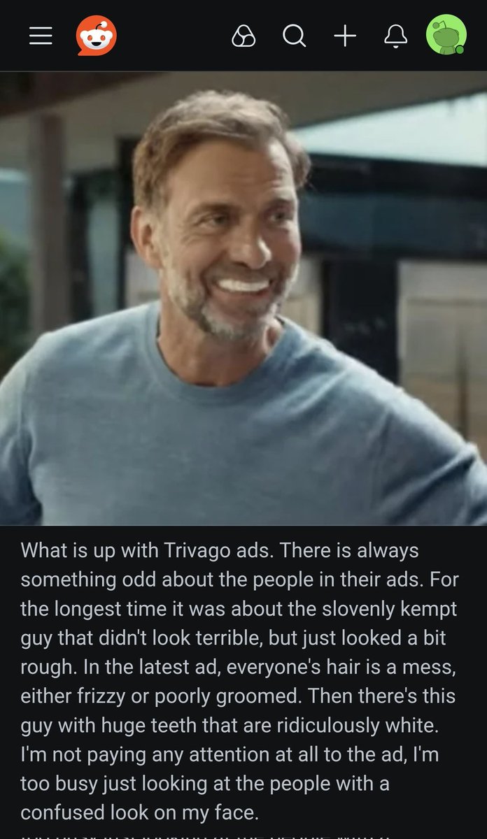 11 years as one of the most successful football managers. Then 1 tv ad + 1 teeth transplant sees Jürgen reduced to "This guy with huge teeth" or "the Trivago guy"... Oops 😂
