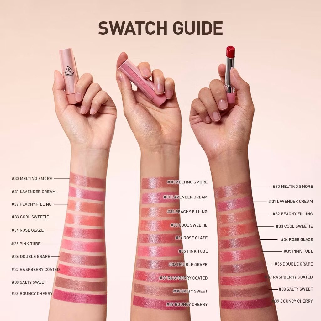 Seokbamboo's tweet photo. เปิดแผงขายลิปค้าาา 💋💋

— ลิป Glazy Lip Glow แท่งละ 330 ส่งฟรี (หรือนัดรับหน้างานวันที่ 29 ได้เลย)

ปล.ใครสนใจสินค้าอื่นๆของ 3CE  ลด 40% dm ได้เลยค้าา

#ลิปGlazeปากโกลว์
#ppnaravit #GLAZYLIPGLOW
 #eb3CE #3CETH https://t.co/MlQ4hDgBrD