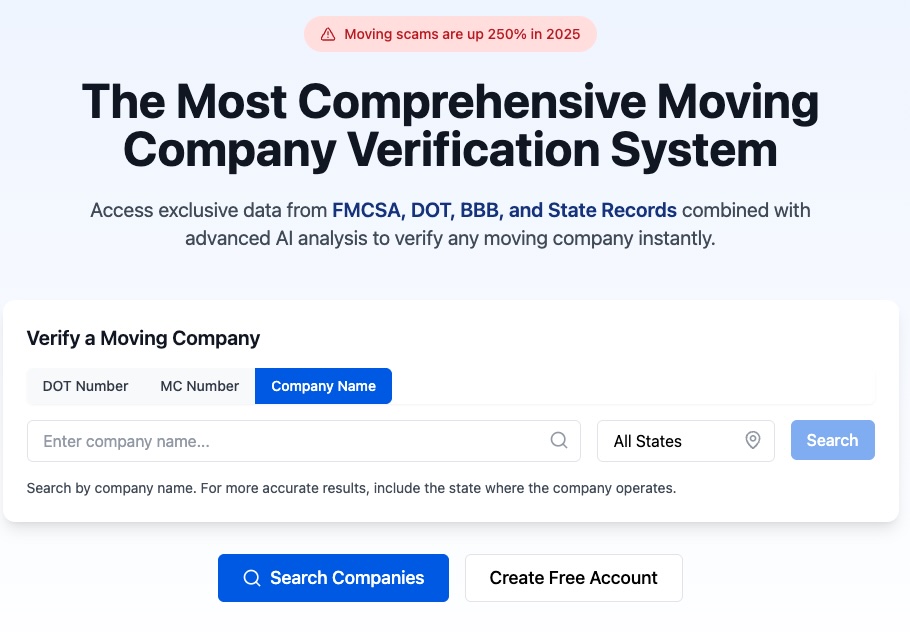 MoverReport's tweet photo. 🚨Protect yourself with the most comprehensive Moving Company Verification System from Verify any mover instantly with State Records + AI analysis. Detects fake reviews! Try it now!  https://t.co/blqHZcP1Bq
#MovingTips #SafeMoving #MoverVerification #FakeReviewDetection #moving https://t.co/XAFQW3WG6n