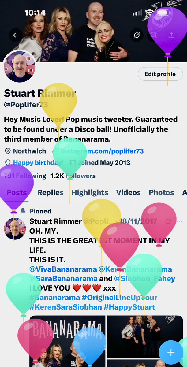 Poplifer73's tweet photo. Itβs my balloon dayπππππππ
52 years young today.
#Birthday #BirthdayBoy #BalloonDay #ThisIs52 https://t.co/HWehnFjW0K