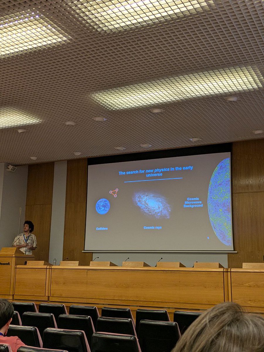 🚨 Exciting update!
Luis just presented his work “The Search for New Physics in the Early Universe” at the Iberian Gravitational Wave Meeting 2025! 🌌