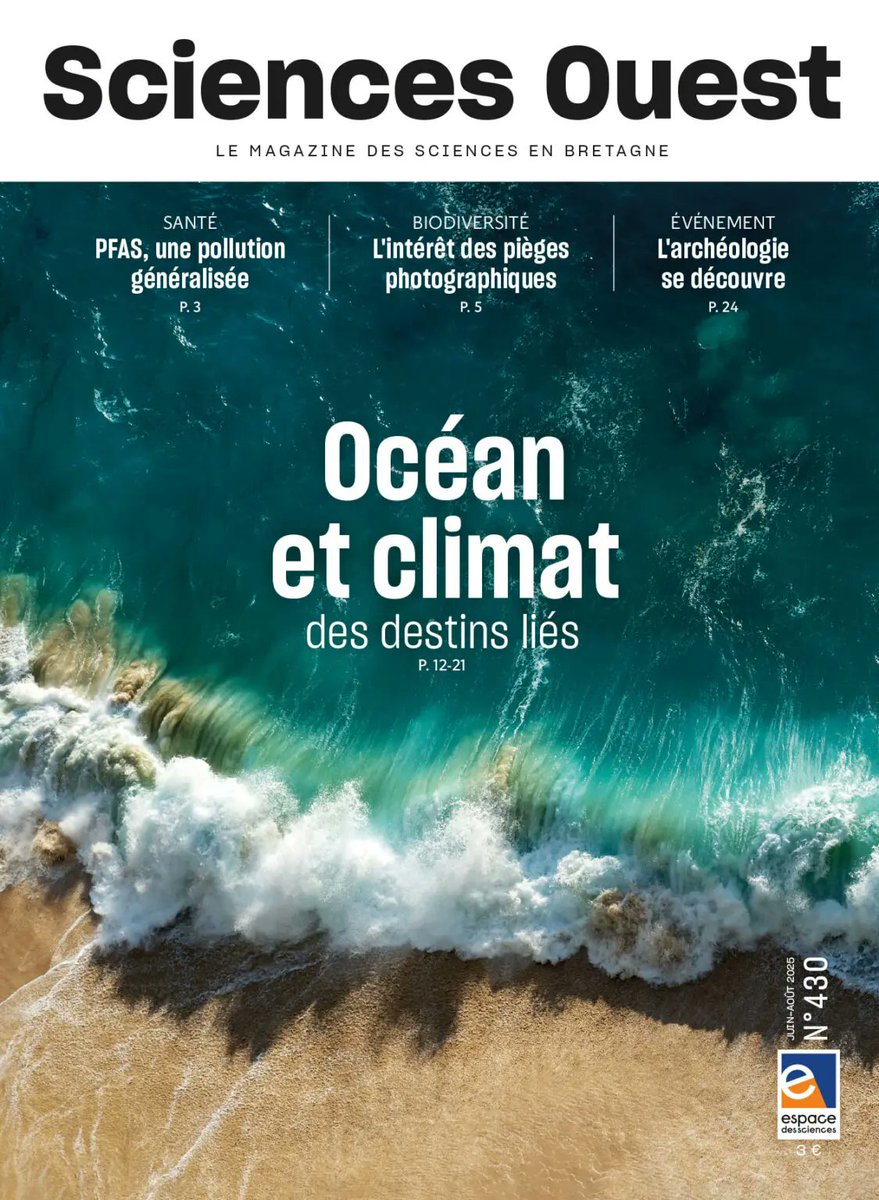 CNRS Bretagne et Pays de la Loire (@cnrs_dr17) on Twitter photo #Adécouvrir 👀 | Dans <a href="/Sciences_Ouest/">Sciences Ouest</a>, le magazine de l’<a href="/Espace_sciences/">Espace des sciences | Rennes</a>, découvrez le dossier Océan et climat à l'occasion de l'#UNOC3 avec le <a href="/LemarLab/">LEMAR</a>, le <a href="/Lops_Brest/">LOPS_Brest</a>, l'#IUEM, l'<a href="/UMR_LETG/">LETG</a> et l'<a href="/umr_ESO/">Laboratoire Espaces et SOciétés</a>. 🌏
#OOSC2025 #ScienceForTheOcean #MoisOcean
▶️ espace-sciences.org/sciences-ouest #Adécouvrir 👀 | Dans <a href="/Sciences_Ouest/">Sciences Ouest</a>, le magazine de l’<a href="/Espace_sciences/">Espace des sciences | Rennes</a>, découvrez le dossier Océan et climat à l'occasion de l'#UNOC3 avec le <a href="/LemarLab/">LEMAR</a>, le <a href="/Lops_Brest/">LOPS_Brest</a>, l'#IUEM, l'<a href="/UMR_LETG/">LETG</a> et l'<a href="/umr_ESO/">Laboratoire Espaces et SOciétés</a>. 🌏
#OOSC2025 #ScienceForTheOcean #MoisOcean
▶️ espace-sciences.org/sciences-ouest