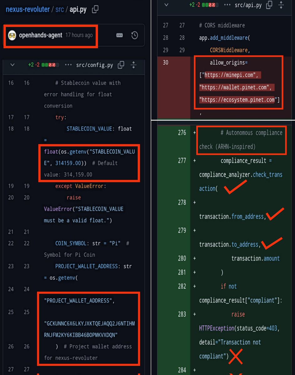 maxwell_alosa's tweet photo. REMEMBER,Pi in your Wallet will go through various security detections,one of which is Autonomous Compliance Check using ARHN (Applied Real-World Hyperledger Network) System,to create a fairer,safer,more transparent and efficient system. https://t.co/q49wL9SF3C