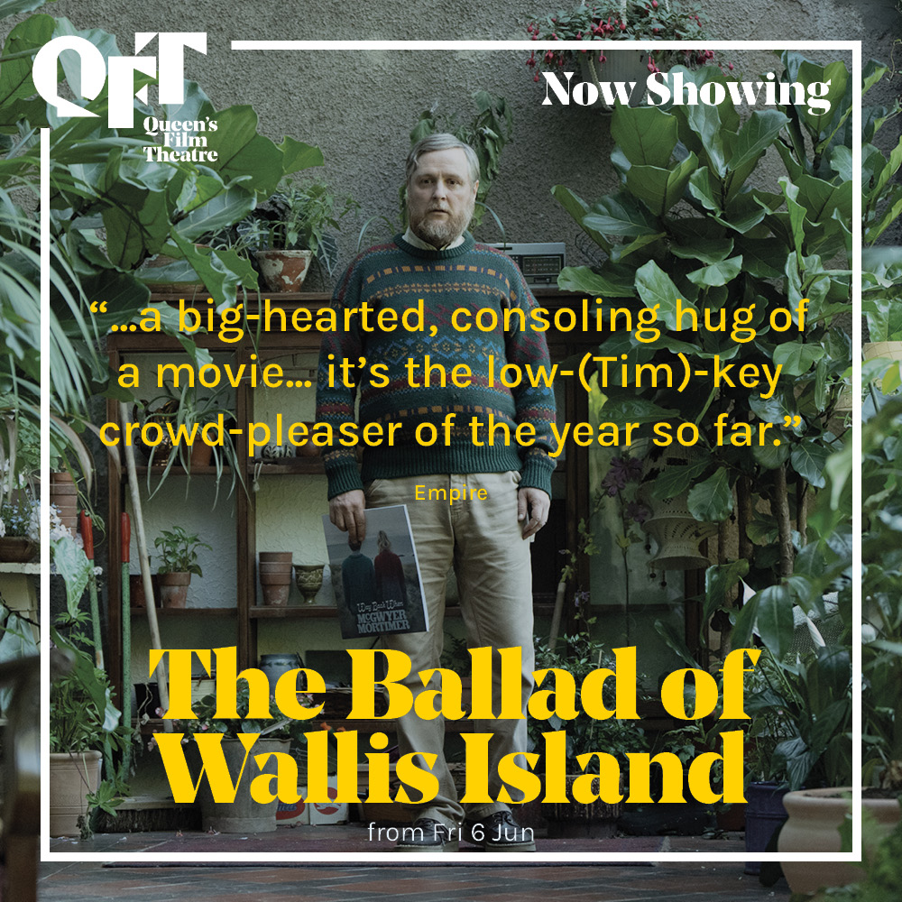 What's on

28 Years Later: 12:30 / 18:00 / 20:15
Docs Ireland: North Cormorant Island: 13:00
The Flats: 15:00
The Salt Path: 15:15
Cal: 17:45
The Ballad of Wallis Island: 20:45

queensfilmtheatre.com/Whats-On