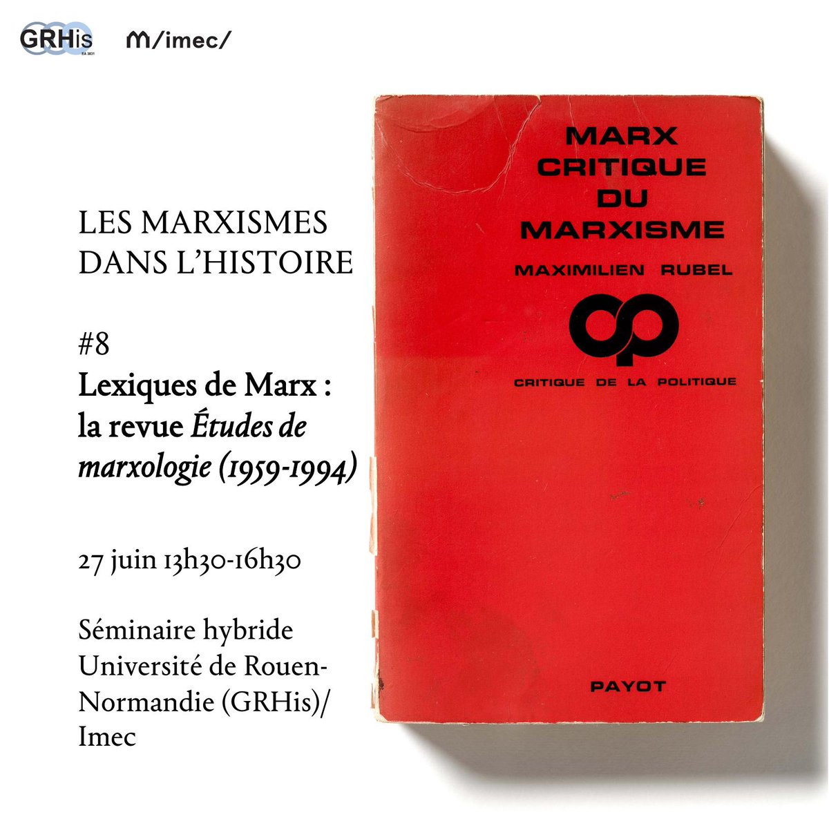GRHis (Groupe Recherche Histoire) - UR 3831 tweet media