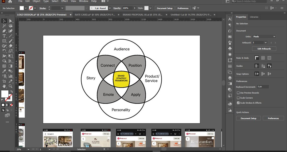 _faustindesigns's tweet image. Good morning X
Currently On research mode for a brand identity project.
What are you working on today?
#branding #strategy #identitydesign #visuals