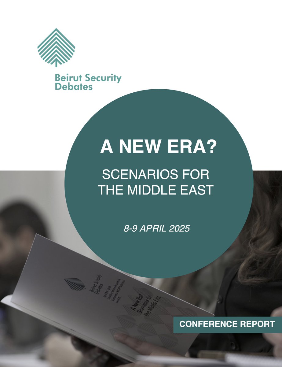 📜Our Institute and <a href="/fes_mena/">FES MENA</a> Regional Peace and Security Project held the 3rd edition of the Beirut Security Debates (#BSD2025) on April 8-9, 2025. The event, titled “A New Era? Scenarios for the Middle East,” gathered local, regional, and international scholars, experts, and