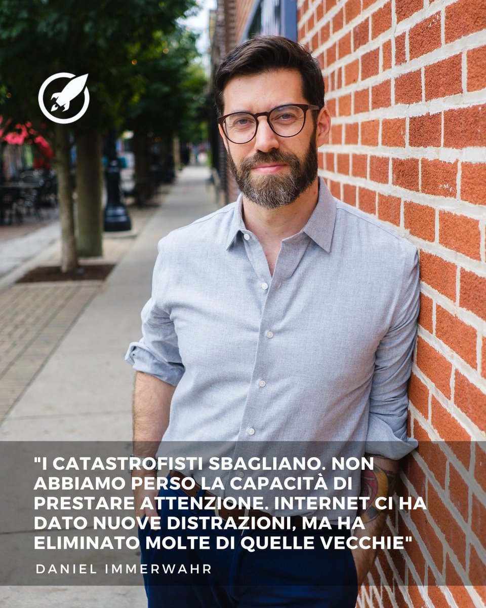 Intervista esclusiva a Daniel Immerwahr, autore di bestseller e firma del New Yorker. La sua analisi sulla nuova era della distrazione ha fatto il giro del mondo: startupitalia.eu/education/cata…