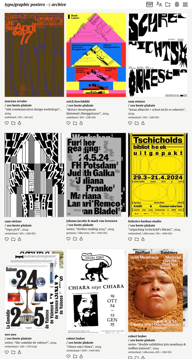 N525_zip's tweet photo. 📌 포스터 디자인 참고 사이트

typographic posters

🔗 : https://t.co/efpQwhjF5I https://t.co/HomPwi4k6q