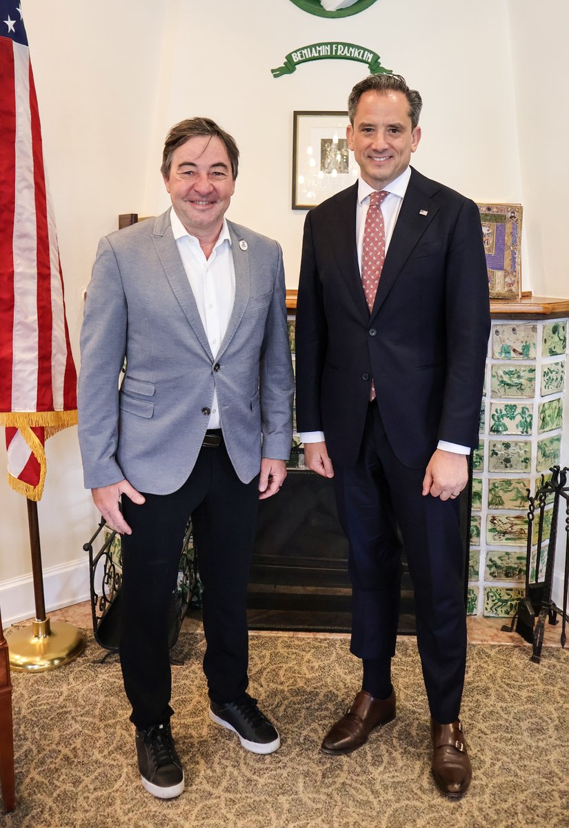 Great conversation with László Szabó, president of the Hungarian Paralympic Committee, about Team Hungary’s preparations for the 2028 Paralympic Games in Los Angeles. #LA28 🇺🇸🇭🇺