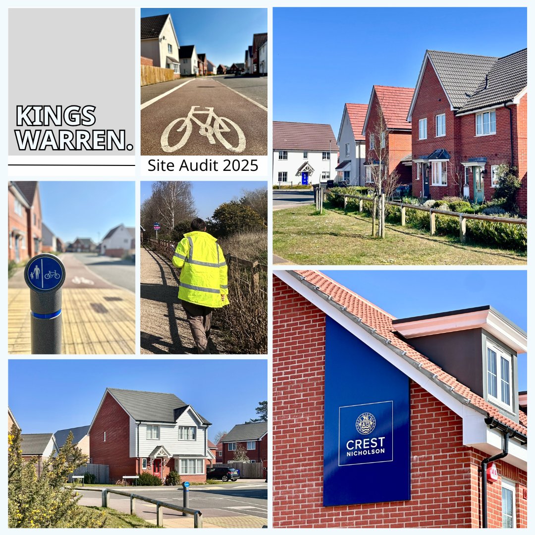 Annual audits make sure everything is up to scratch for residents to travel safely and sustainably. Kings Warren residents may have seen us on site, if we're ever on your development come and say hello!

#TravelPlanCoordinator #TPC #SiteAudit #SmarterTravel