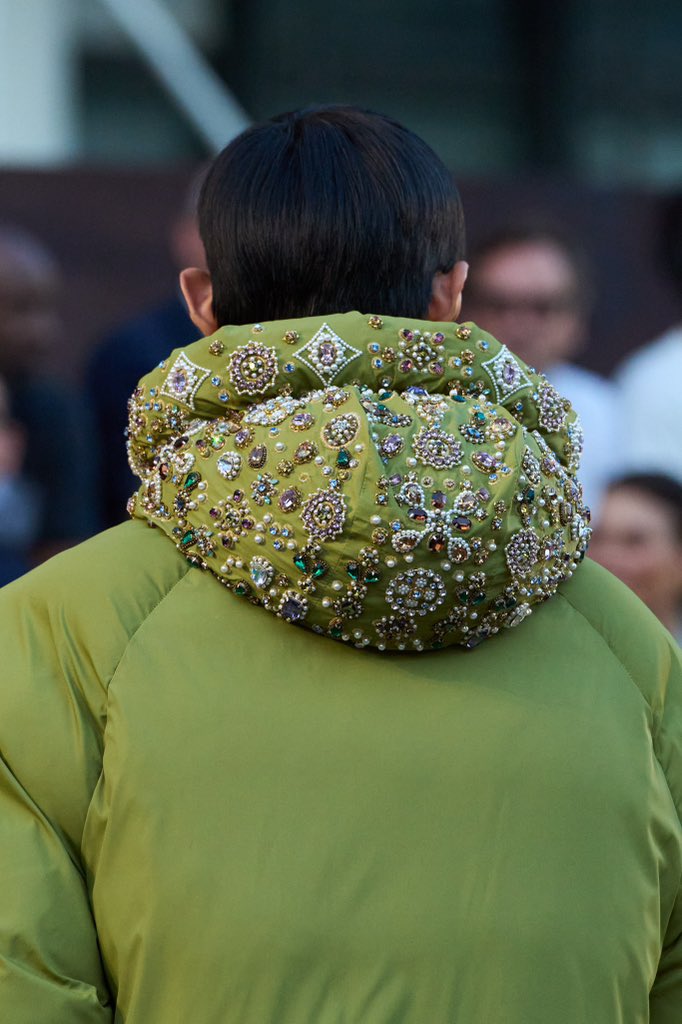 I love an eccentric embroidery, and Pharrell does too!