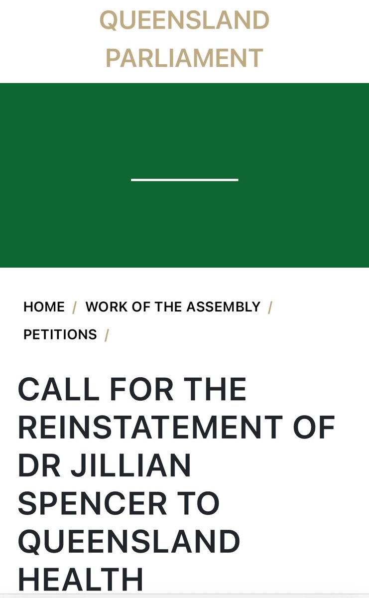Jilliantweeting's tweet image. Queenslanders: please sign this parliamentary petition to help me get my job back. 🙏
google.com/url?q=https://…
@TimNichollsMP @DavidCrisafulli @childhealthqld