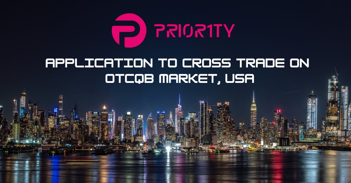 WearePri0r1ty (@wearepri0r1ty) on Twitter photo We're expanding investor access to 🇺🇸 applying for $PR1 to cross trade on <a href="/OTCMarkets/">OTC Markets Group</a> 📈
We believe our model combining AI services with #Bitcoin transaction functionality & BTC treasury will be compelling Stateside.
#AI #Crypto
🔗shorturl.at/Jj55B We're expanding investor access to 🇺🇸 applying for $PR1 to cross trade on <a href="/OTCMarkets/">OTC Markets Group</a> 📈
We believe our model combining AI services with #Bitcoin transaction functionality & BTC treasury will be compelling Stateside.
#AI #Crypto
🔗shorturl.at/Jj55B