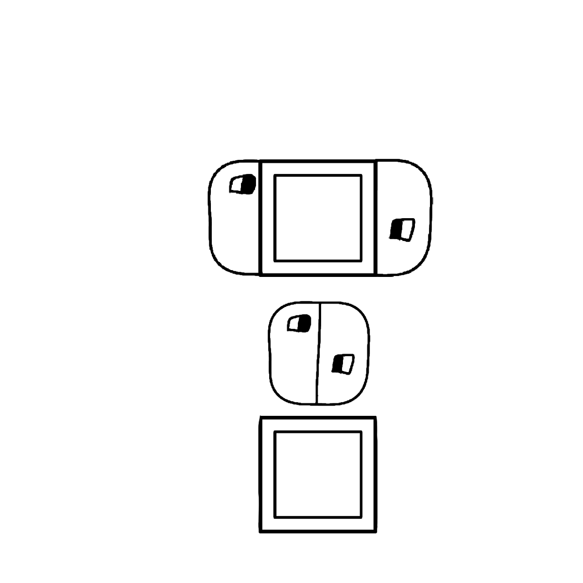 ThisRhax's tweet image. Tryna design a darkner based off a switch with deltarune installed
