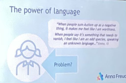 WoodbridgeTrust's tweet photo. Powerful start to the #SENDi conference - let’s stop trying to ‘fix’ let’s celebrate and embrace neurodiverse learning styles @WoodbridgeSEND @WB_College @ladywoodschool @FirwoodSchool https://t.co/QwqDhaofVI