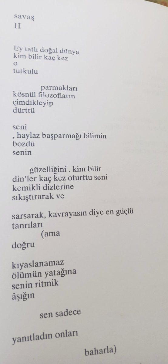 e.e.cummings
(Suphi Aytimur çevirisi)