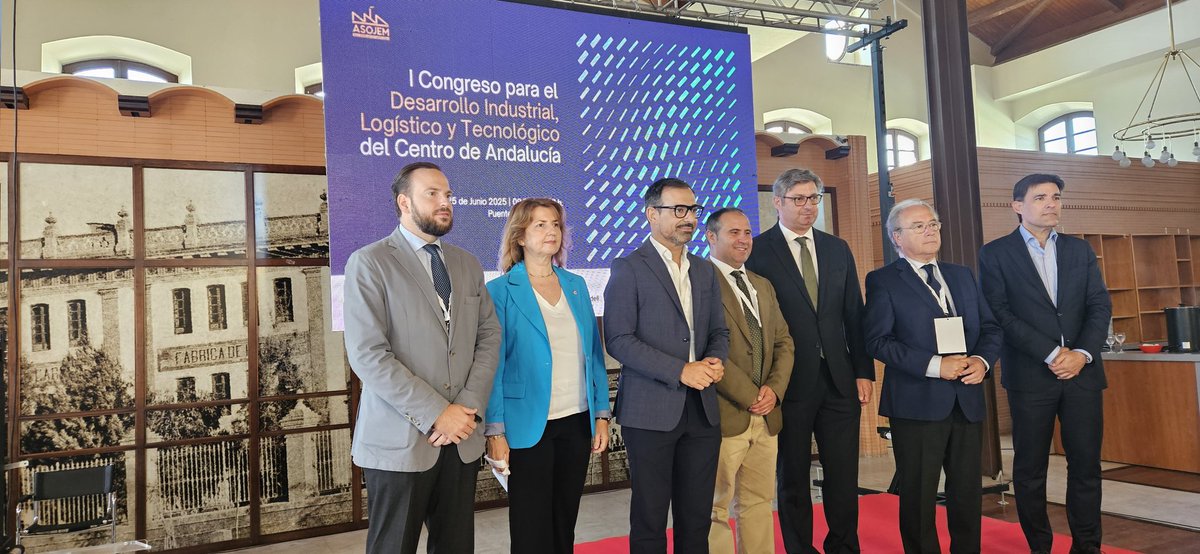 🚀 Participamos en el I congreso para el desarrollo industrial, logístico y tecnológico del centro de Andalucía, celebrado en Puente Genil y organizado por <a href="/Asojem/">Asojem</a> 📈 Empresas que contribuyen al crecimiento de los territorios <a href="/CEAes_/">CEA</a> <a href="/camaraofcordoba/">Cámara de Comercio de Córdoba</a>