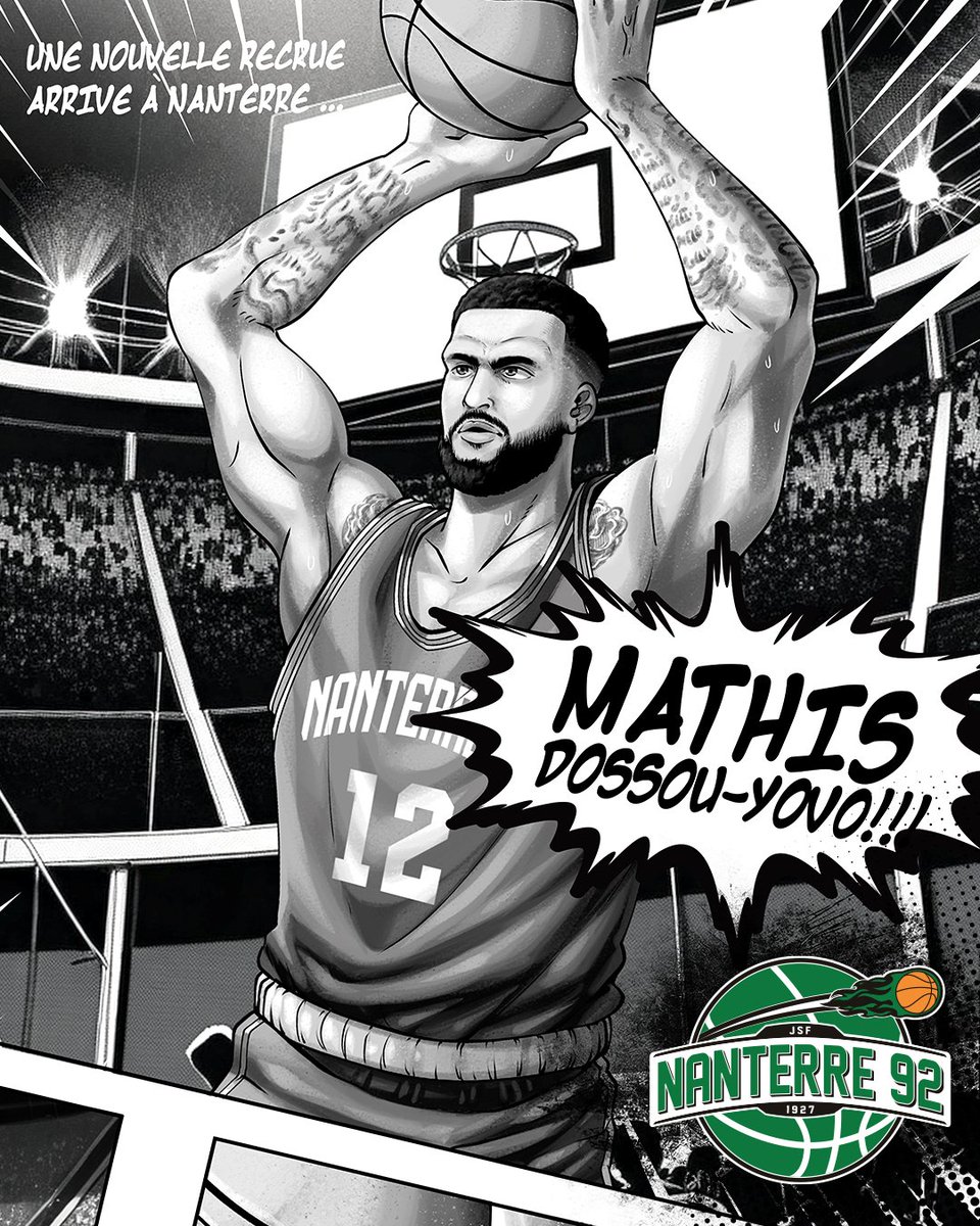Nanterre92's tweet photo. Un Champion de France à @Nanterre92 pour la saison 25/26! ✍️🤯

@mathis_dyovo nous rejoint après une saison passée au Paris Basketball. Le pivot de 24 ans retrouvera à Nanterre Julien Mahé, avec qui il a réalisé 2 belles saisons à Saint-Quentin. Let’s Go Mathis !💪 https://t.co/TbD5ymia62